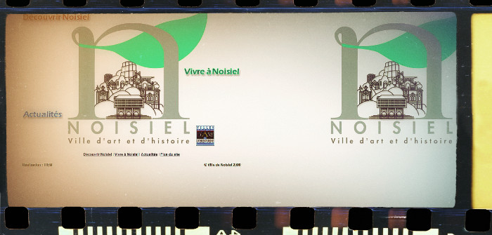 Capture d'&eacute;cran du premier site internet ville-noisiel.fr