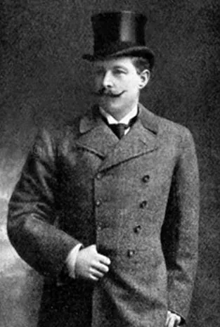Sir Cosmo Duff-Gordon, photographi&eacute; en 1896. Ce clich&eacute; est paru dans les journaux apr&egrave;s le naufrage car il s'est retrouv&eacute; au centre d'une pol&eacute;mique.