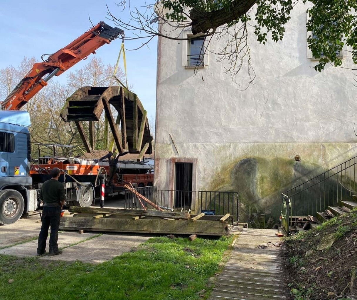 , Seine-et-Marne : ce vieux moulin retrouve une pièce essentielle à son fonctionnement