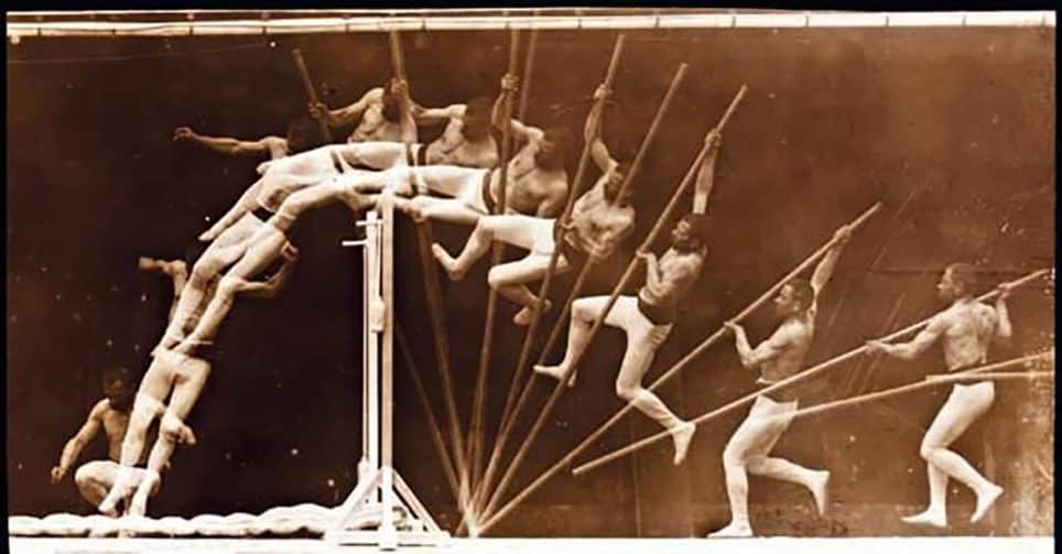 Étienne Jules Marey, L’homme à la perche