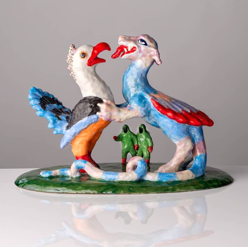 Les créations de la céramiste Antoshina présentées à la 26e Biennale Internationale de Vallauris