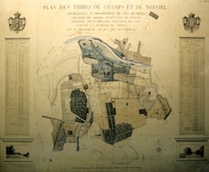 Plan des terres de Champs et de Noisiel Plan des terres de Champs et de Noisiel