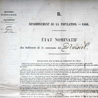 Dénombrement de la population