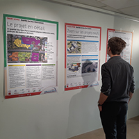 Un espace pour découvrir le projet des Deux-Parcs