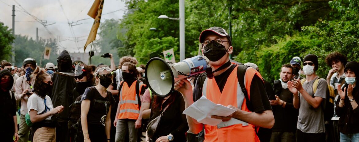 , Grande manifestation contre le projet Green Dock, gigantesque entrep&ocirc;t qui doit s&rsquo;installer en Seine-Saint-Denis