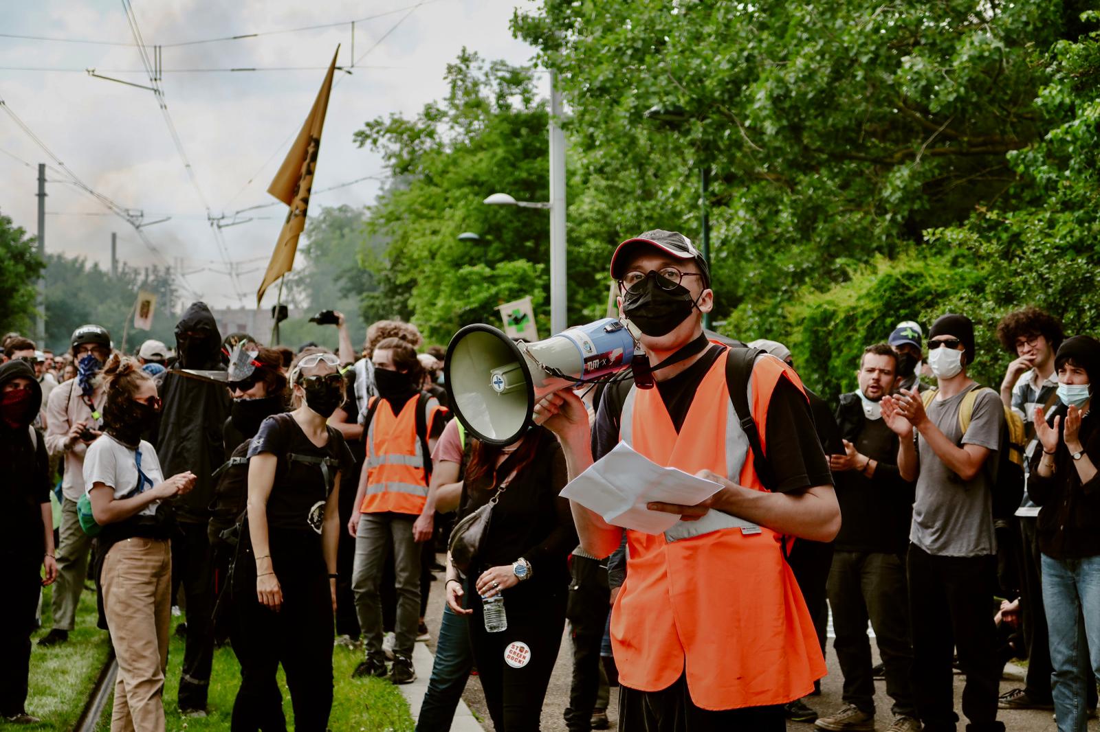 , Grande manifestation contre le projet Green Dock, gigantesque entrep&ocirc;t qui doit s&rsquo;installer en Seine-Saint-Denis