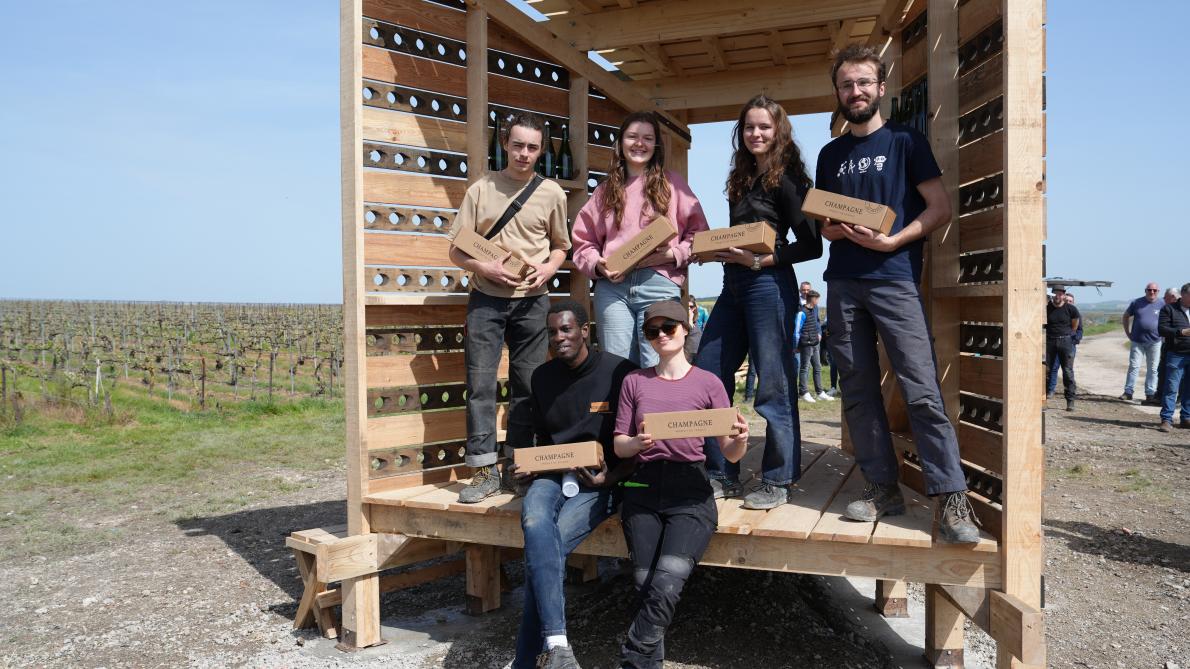 , Une loge de vigne inaugur&eacute;e &agrave; Chigny-les-Roses