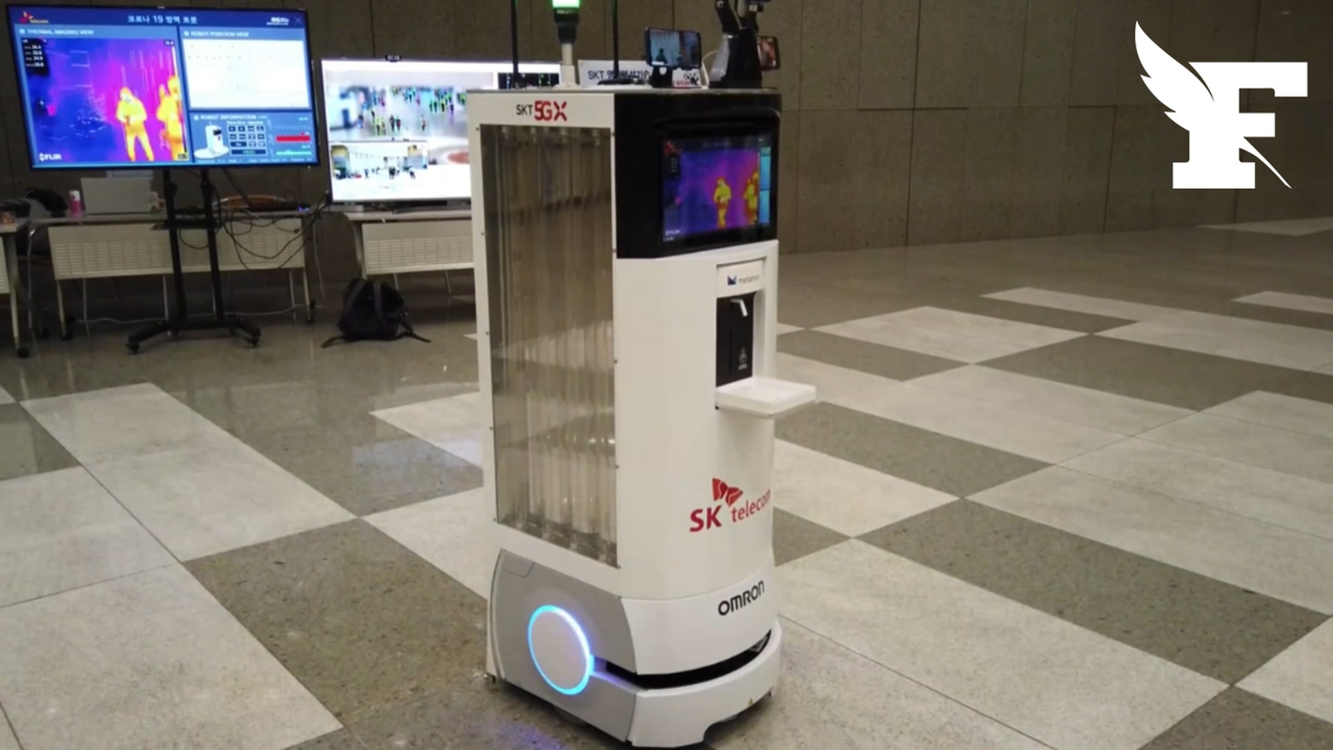 , Cor&eacute;e du Sud: un robot se jette du haut d&rsquo;un escalier
