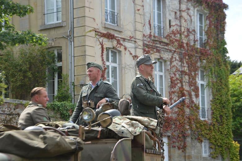En 2019, pour les 75 ans de la lib&eacute;ration de la ville d'Avranches, et pour la premi&egrave;re fois, des reconstituteurs allemands.