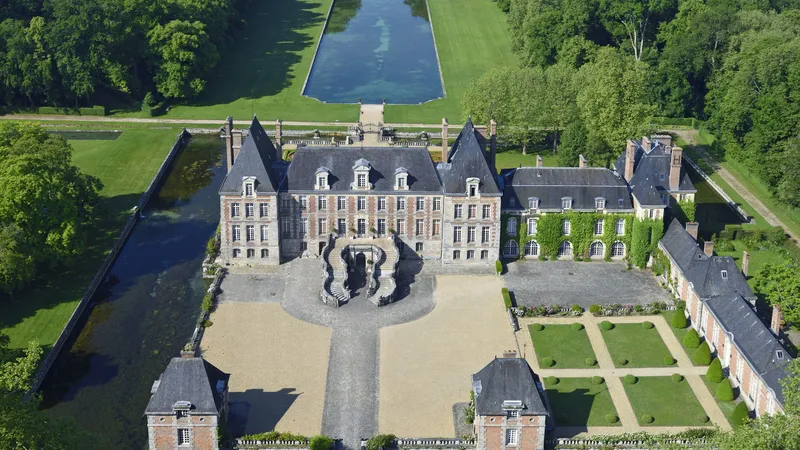 Le ch&acirc;teau de Courances