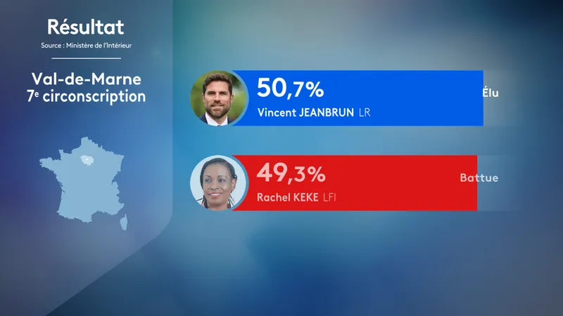 , CARTE. Résultats définitifs des législatives 2024 dans le Val-de-Marne : un département divisé