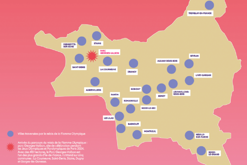 Le parcours de la flamme olympique en Seine-Saint-Denis sera dense, ce jeudi 25 juillet et vendredi 26 juillet 2024. 