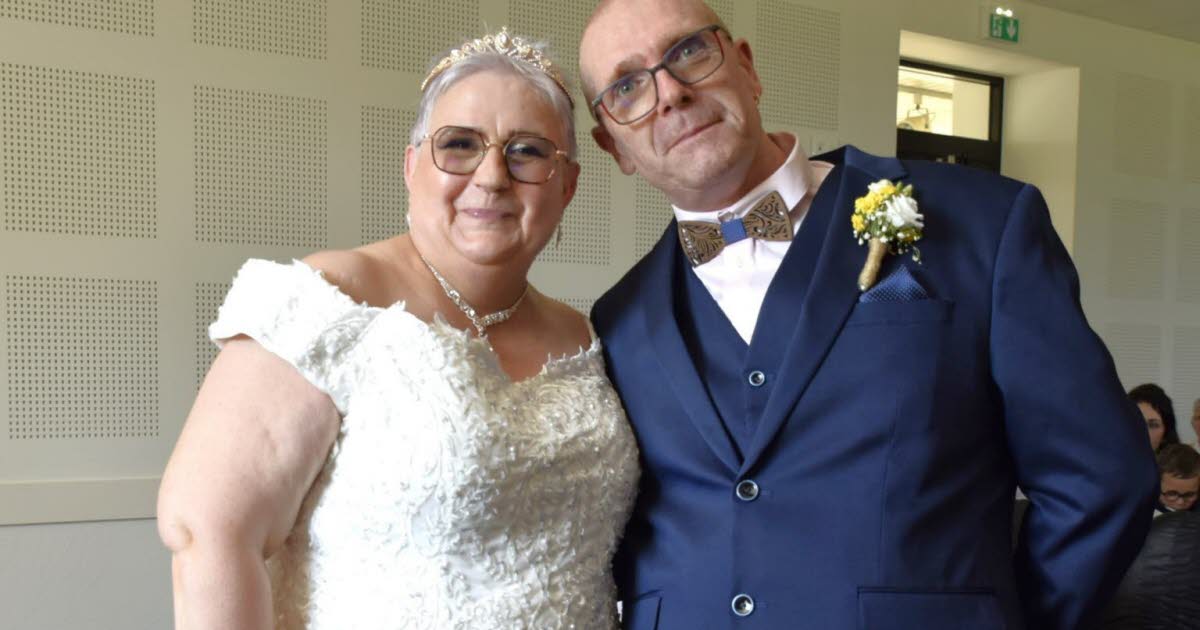 , Charnay-l&egrave;s-M&acirc;con F&eacute;licitations &agrave; Yveline et Franck
