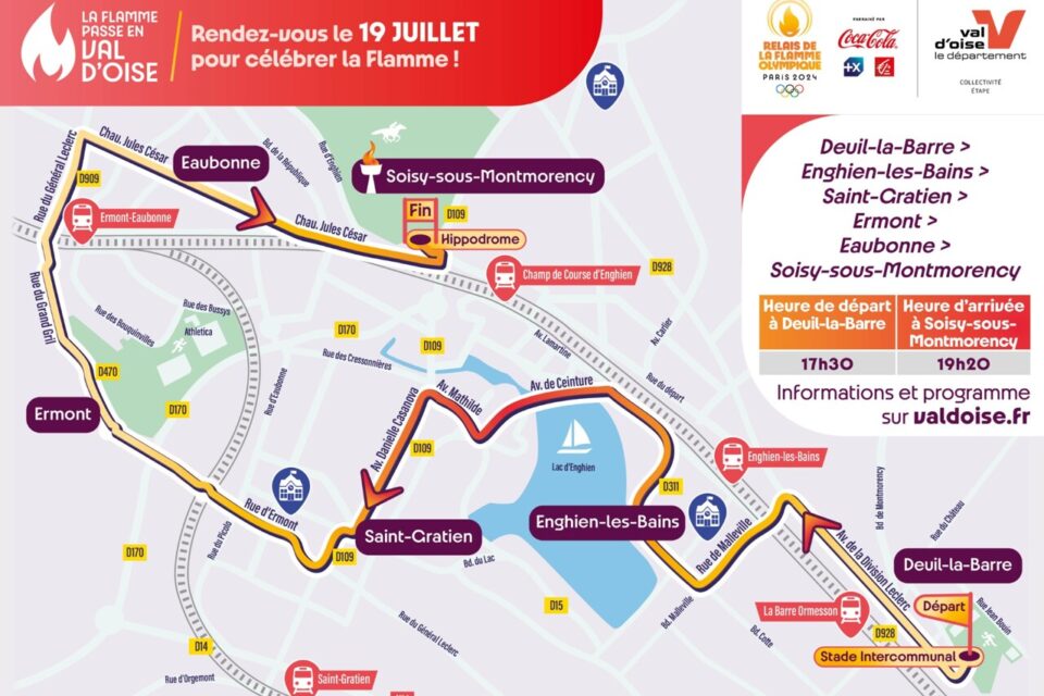 Montmorency, Deuil-le-Barre, Enghien-les-Bains, Saint-Gratien, Soisy-sous-Montmorency