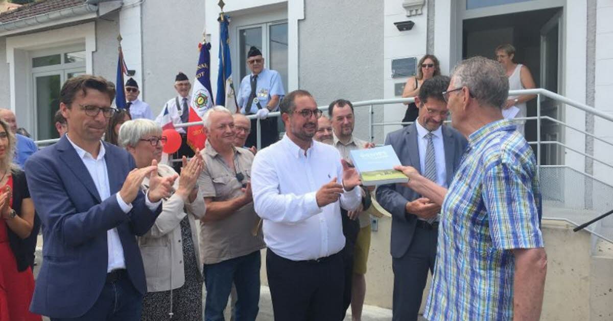 , Gesnes-en-Argonne. Le b&acirc;timent de la mairie restructur&eacute; inaugur&eacute;