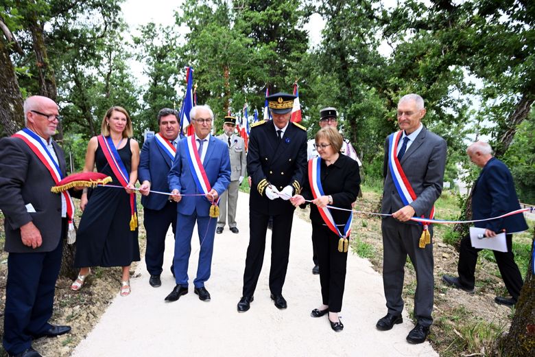 Les autorit&eacute;s ont inaugur&eacute;, ce dimanche 28&nbsp;juillet 2024, le chemin m&eacute;moriel de Leboulin.
