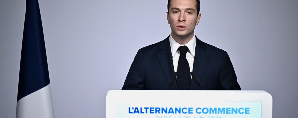 , R&eacute;sultats &eacute;lections l&eacute;gislatives 2024: le RN en t&ecirc;te avec 33%, Bardella se voit &laquo;&nbsp;Premier ministre de cohabitation&nbsp;&raquo;