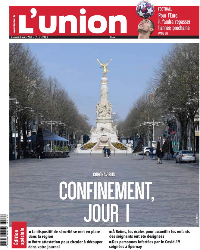Une du 18 mars 2020