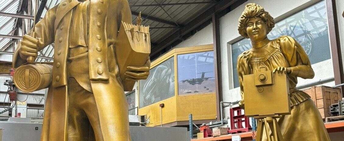 , JO 2024 : les statues dor&eacute;es de la c&eacute;r&eacute;monie d&rsquo;ouverture ont &eacute;t&eacute; con&ccedil;ues dans les Yvelines