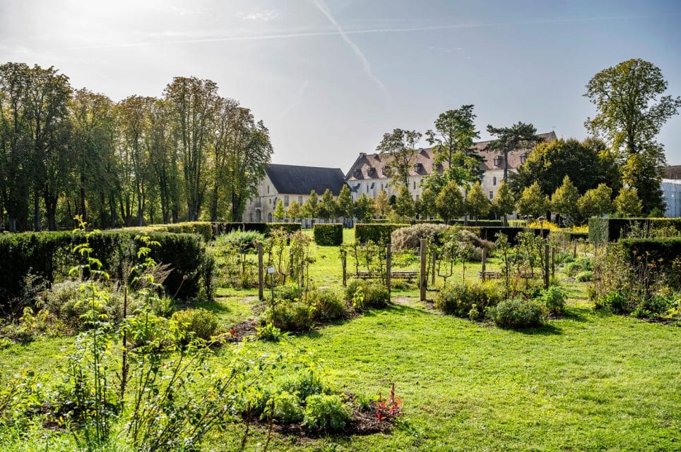 Le potager du jardin de l&rsquo;Abbaye de Royaumont