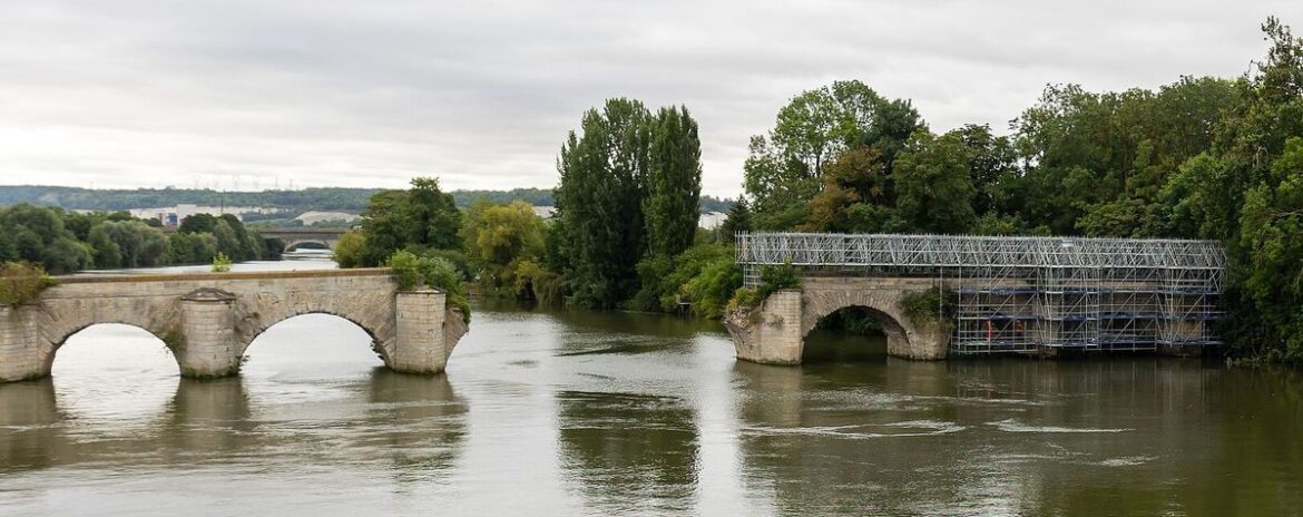 , Mantes la Jolie (78) : l&rsquo;un des plus vieux ponts de France en travaux