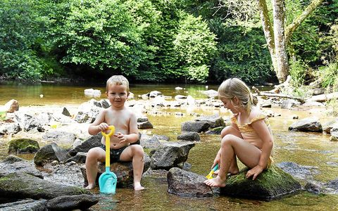 Les joies de l&rsquo;eau, &agrave; l&rsquo;ombre et dans une eau peu profonde.