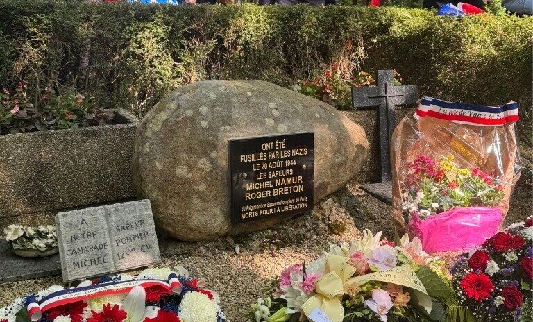 , Seine-et-Marne : un hommage rempli d&rsquo;&eacute;motion pour deux sapeurs-pompiers, qui ont sauv&eacute; la France
