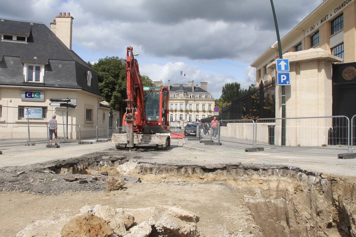 , Seize mois de travaux pour libérer Épernay des énergies fossiles