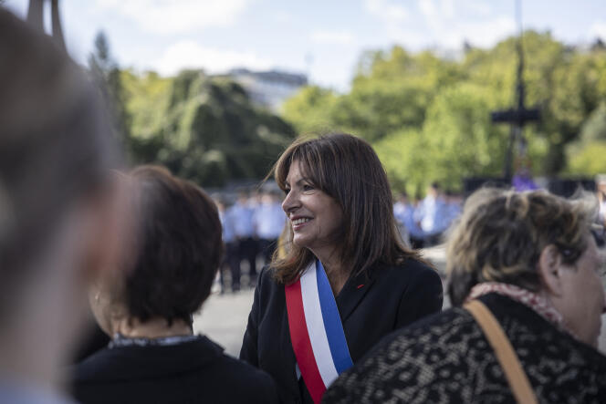La maire de Paris, Anne Hidalgo, à Paris, le 25 août 2024.