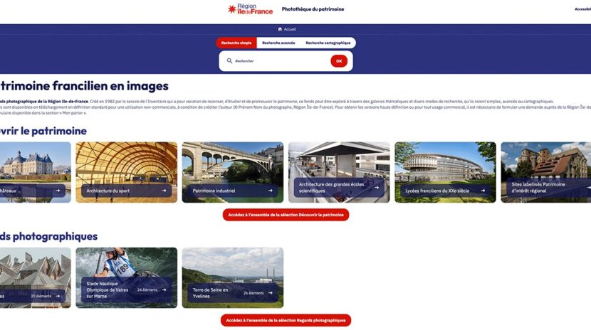 , D&eacute;couvrez la phototh&egrave;que du patrimoine de la R&eacute;gion &Icirc;le-de-France