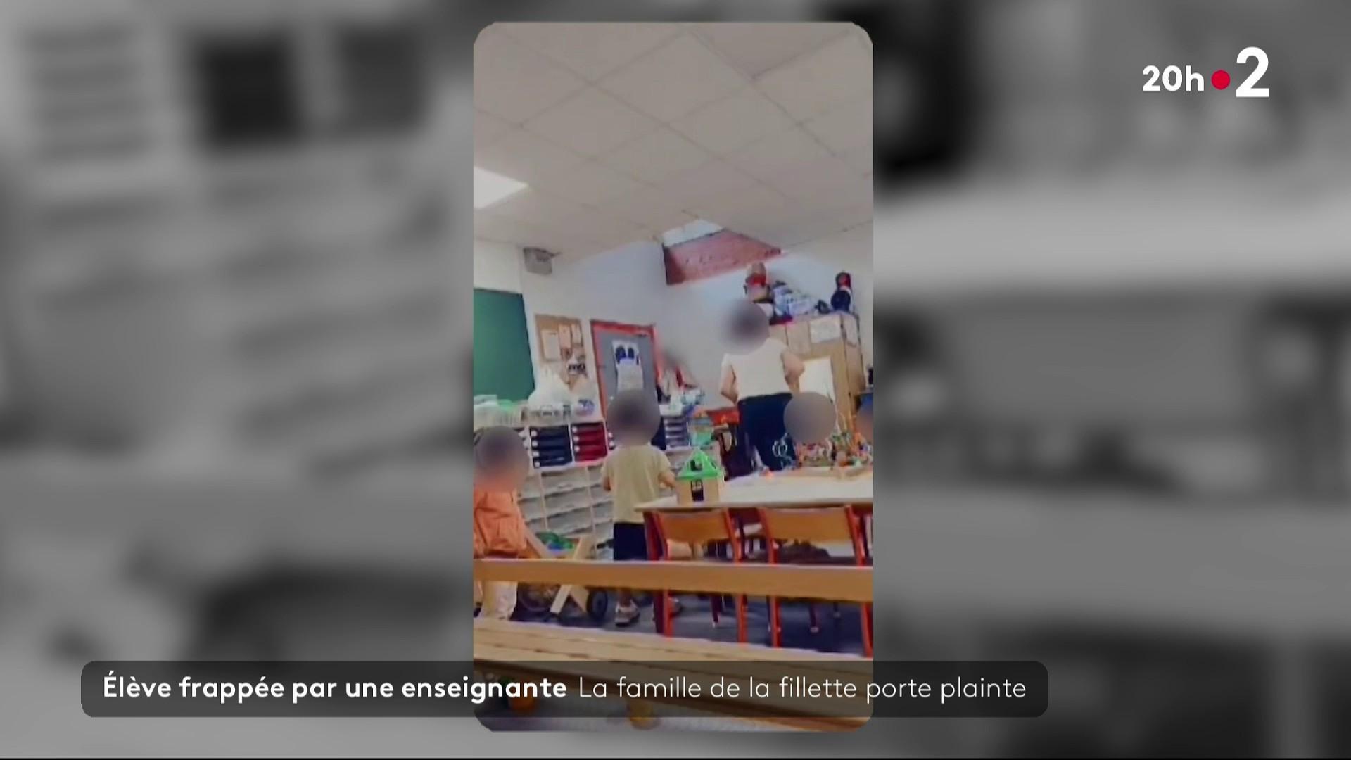 Une petite fille de 3 ans en petite section a &eacute;t&eacute; asperg&eacute;e de spray et frapp&eacute;e par sa ma&icirc;tresse le 3 septembre dernier. La famille de l'&eacute;l&egrave;ve a port&eacute; plainte.
