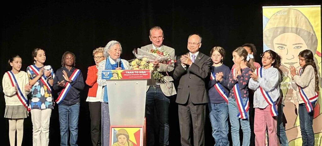 , France : la ville de Villejuif nomme Tr&acirc;n T&ocirc; Nga citoyenne d&rsquo;honneur