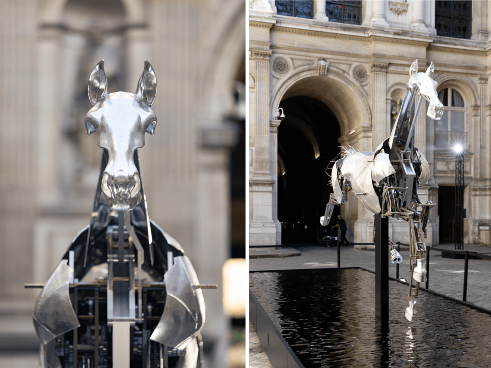 &laquo;&nbsp;Zeus&nbsp;&raquo; expos&eacute; dans la cour de l&rsquo;H&ocirc;tel de Ville de Paris