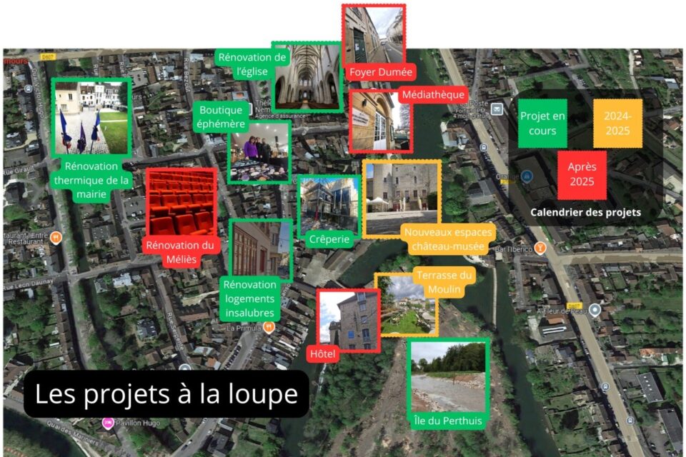 Les douze projets en cours et à venir au centre-ville de Nemours