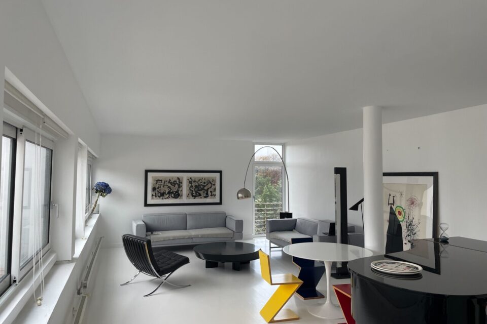 L'int&eacute;rieur d'un appartement de la villa Stein de Monzie.