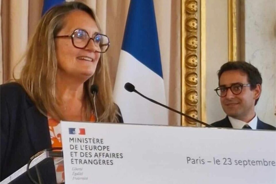 Le premier discours de Sophie Primas, le 23 septembre 2024, en tant que ministre d&eacute;l&eacute;gu&eacute;e au Commerce ext&eacute;rieur et aux Fran&ccedil;ais de l'&eacute;tranger.