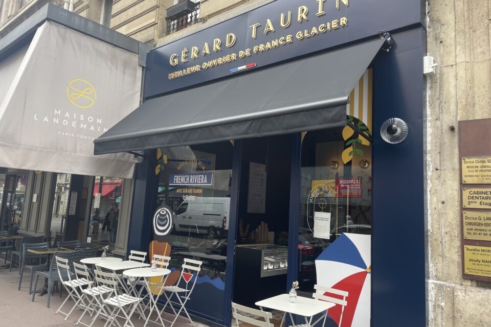 Rue de la Station, le glacier Gérard Taurin a ouvert suite à un fonds de commerce préempté par la ville.