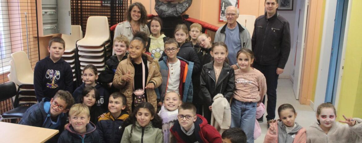 , Des &eacute;l&egrave;ves de l&rsquo;&eacute;cole Maxime-Qu&eacute;vy &agrave; la d&eacute;couverte de l&rsquo;histoire de la ville &agrave; Aniche