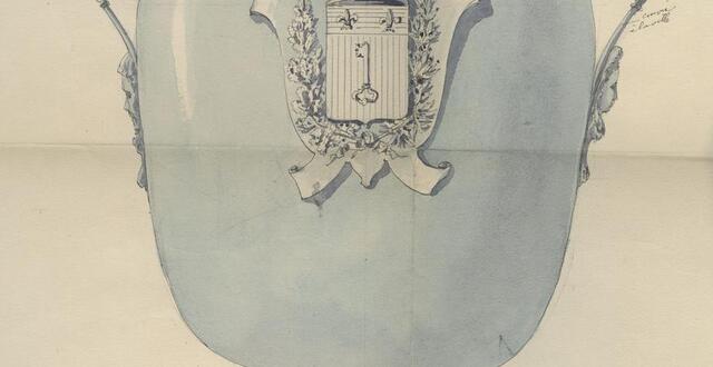 photo projet d&rsquo;une urne &agrave; l&rsquo;usage des votes au sein du conseil municipal. septembre&nbsp;1897. &copy; archives patrimoniales angers, 2&nbsp;m 48 