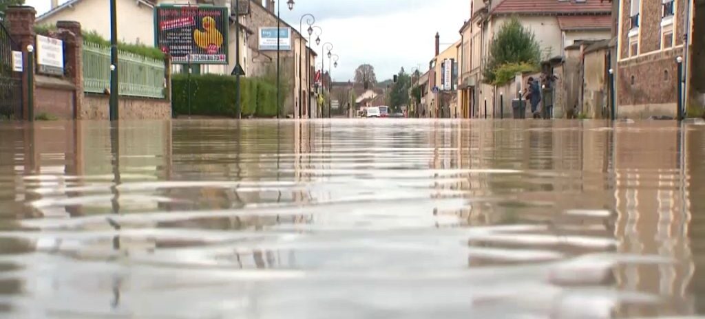 , La France et la Belgique face aux inondations apr&egrave;s le passage de la temp&ecirc;te Kirk