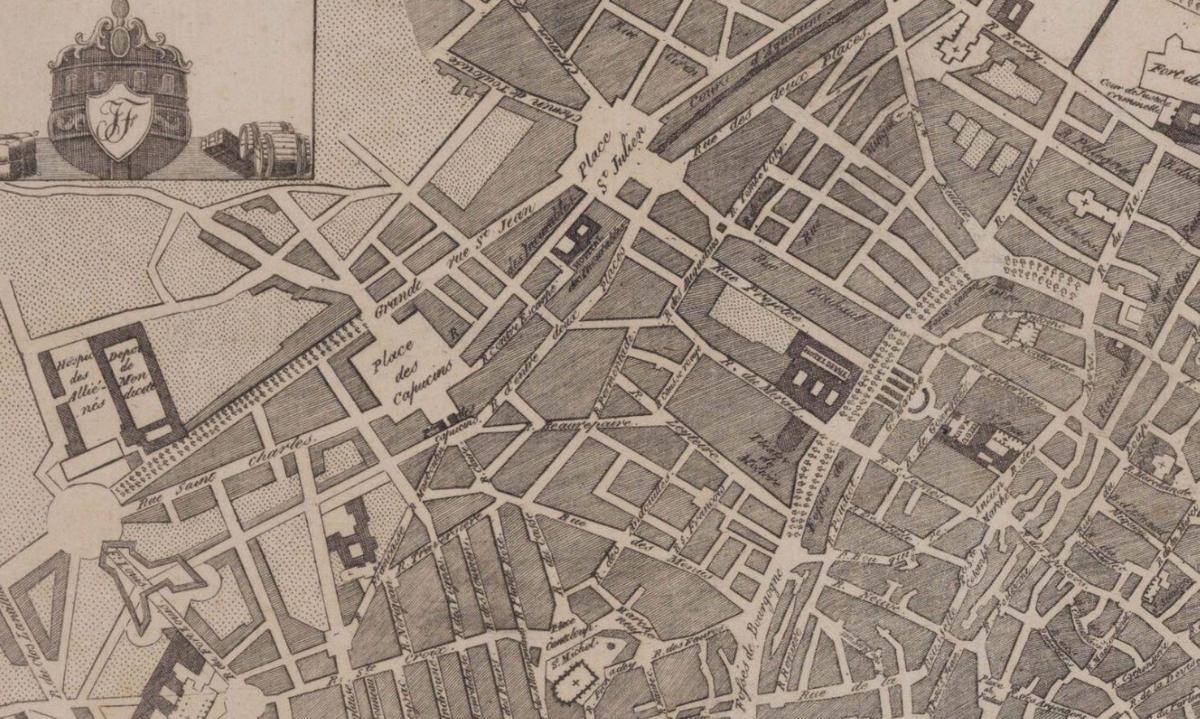 Le petit s&eacute;minaire, grav&eacute; par Rouargue d&rsquo;apr&egrave;s un dessin d&rsquo;Auguste Bordes, milieu du XIXe&nbsp;si&egrave;cle.