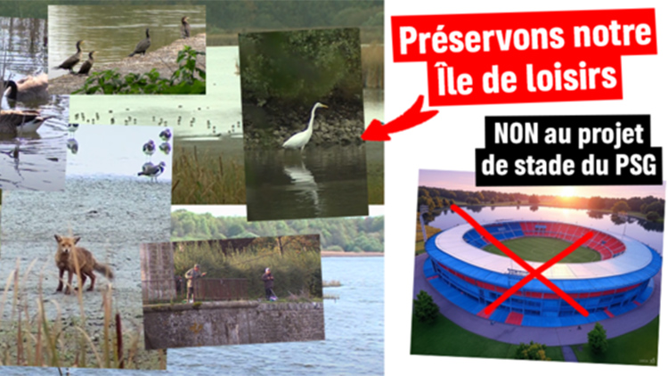 , Une pétition lancée contre le projet de stade du PSG à Montigny
