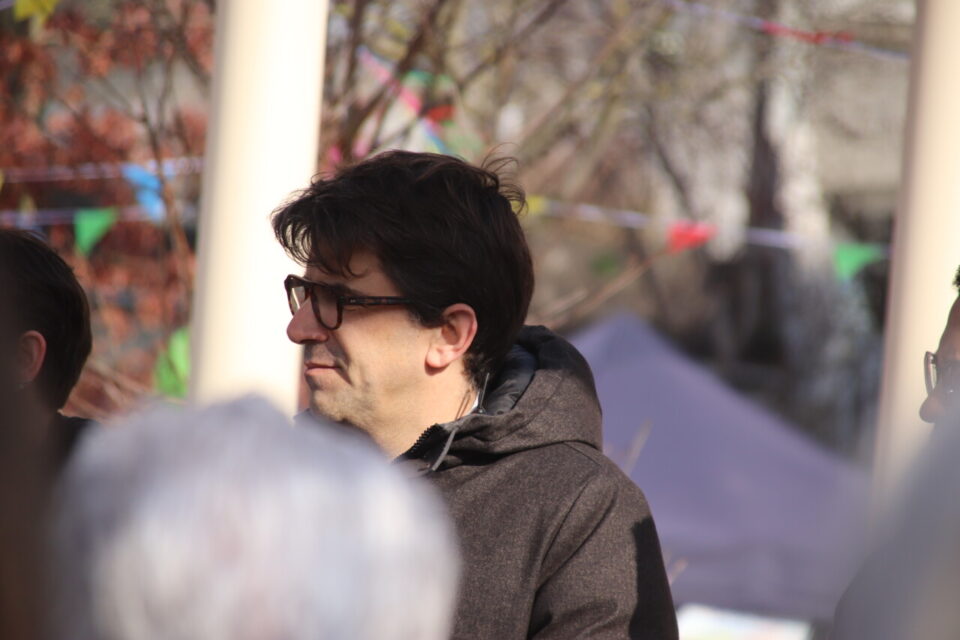 Le maire de Saint-Denis, Mathieu Hanotin, &eacute;tait pr&eacute;sent lors de l'inauguration. 