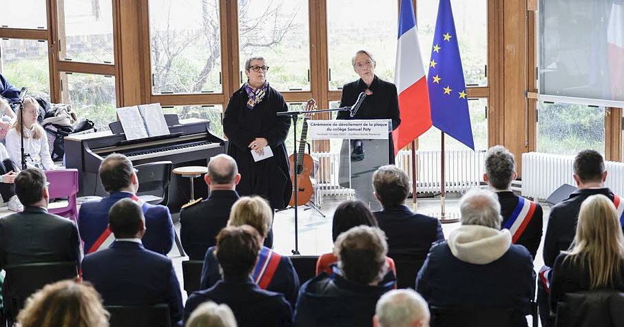 , Yvelines Samuel Paty : le coll&egrave;ge o&ugrave; il enseignait rebaptis&eacute; en son nom