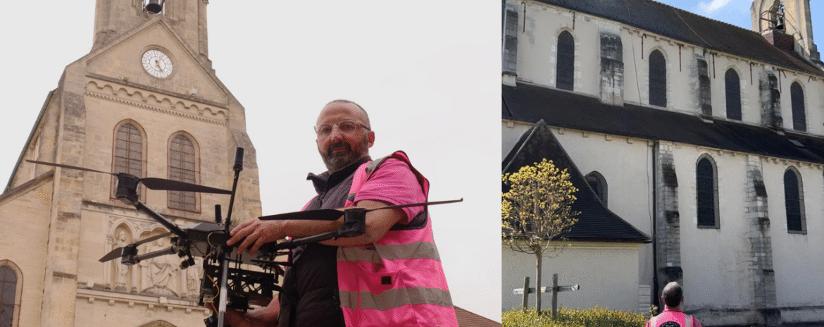 , Essonne : cette église va retrouver son visage d’antan grâce à un nettoyage… par drone