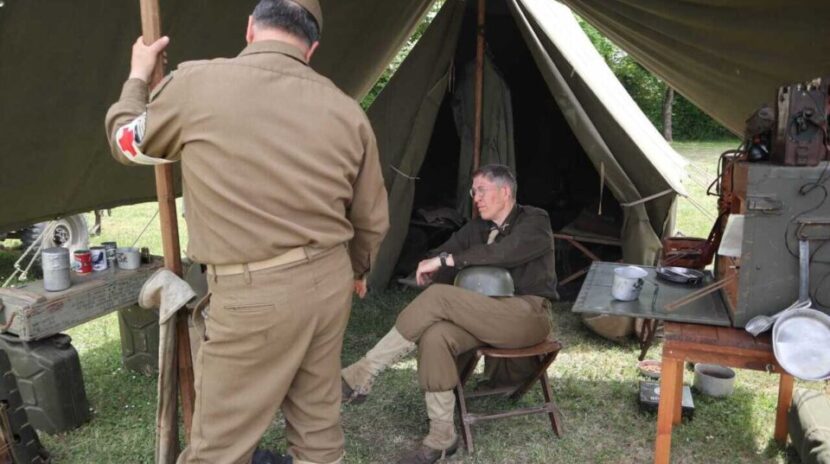 , 80 ans de la Victoire de 1945, un succès pour la reconstitution dans un village du Val-d’Oise