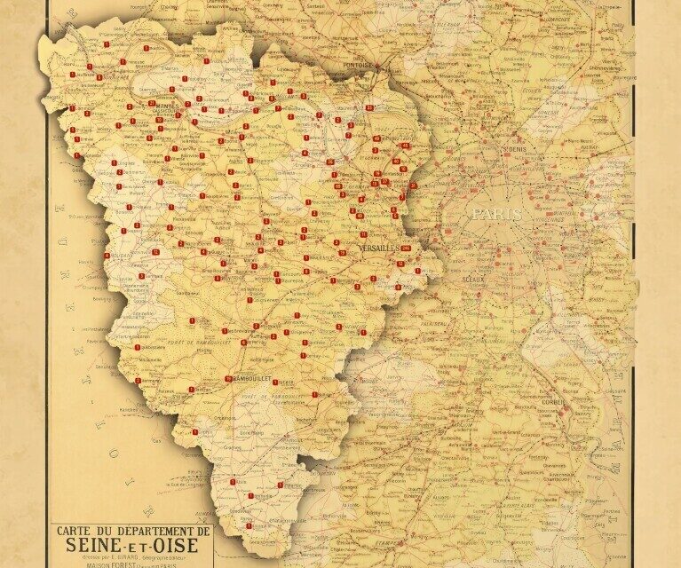 carte déportés yvelines