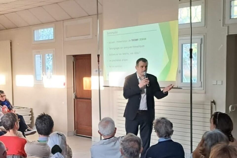 Thomas Cottinet, &eacute;lu d'opposition, a anim&eacute; cette r&eacute;union.