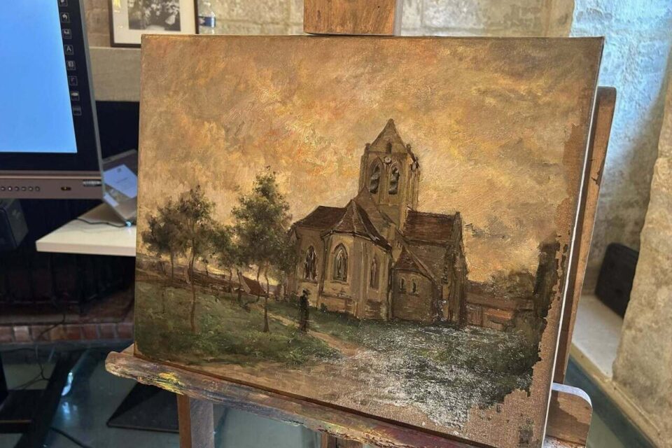 Le tableau de L&eacute;onide Bourges a &eacute;t&eacute; rep&eacute;r&eacute; et achet&eacute; par l'historien d'art Wouter van der Veen.