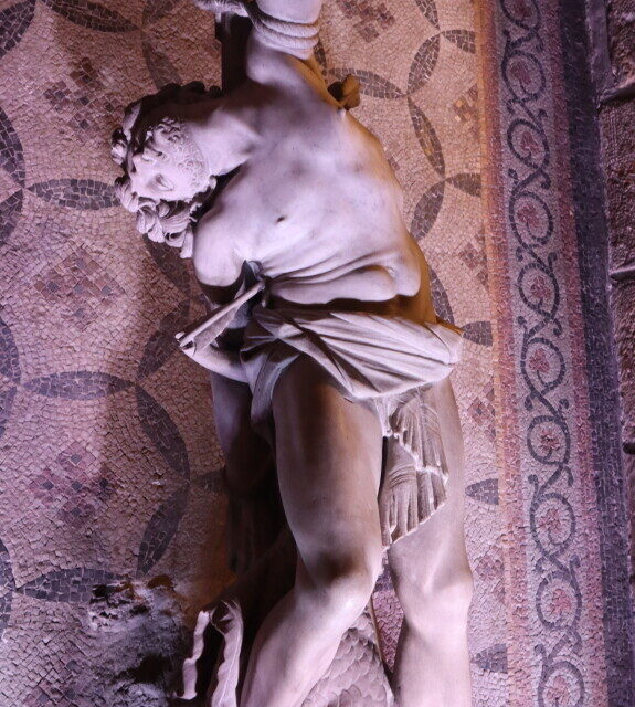 Saint-S&eacute;bastien, second patron de l'&eacute;glise jovacienne, attribu&eacute; au Bernin.